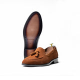 Signature Suede Tassel Loafer by Boseden