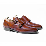 Signature WingTip Monk-Straps by Boseden