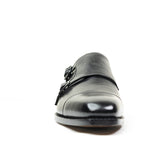 Signature Good Year Welted Cap-Toe Monk-Straps by Boseden