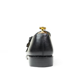 Signature Good Year Welted Cap-Toe Monk-Straps by Boseden