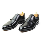 Signature Good Year Welted Cap-Toe Monk-Straps by Boseden