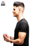 Black Basic V-Neck T-Shirt