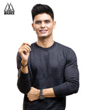 Classic Charcoal Cotton Sweater