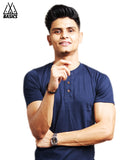 Navy Henley T-Shirt