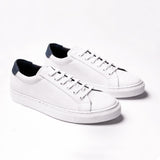 Signature White Canvas Sneakers by Boseden