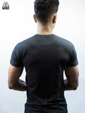 Stealth Grey Basic Crew/Round Neck T-Shirt