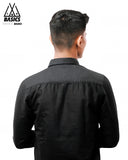 Midnight Black TMB Basics Classic Oxford Shirt (Slim Fit Formal)