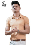 Signature Beige Polo T-Shirt