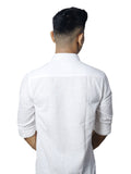 Classic White Linen Slim Fit Shirt