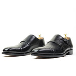 Signature Good Year Welted Cap-Toe Monk-Straps by Boseden