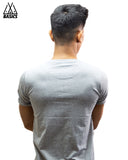 Heather Grey Basic Crew/Round Neck T-Shirt