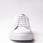 Signature White Canvas Sneakers by Boseden